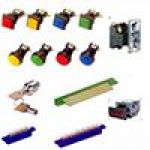 Разъемы, клеммы, кнопки, реле