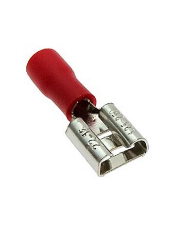 Клемма FDD 1.25-250 Red (0.8х6.35мм) - ножевая изолированная красная